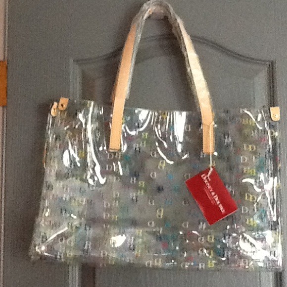Dooney & Bourke LARGE clear shopper