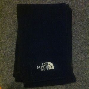 Long black North Face scarf. Never worn