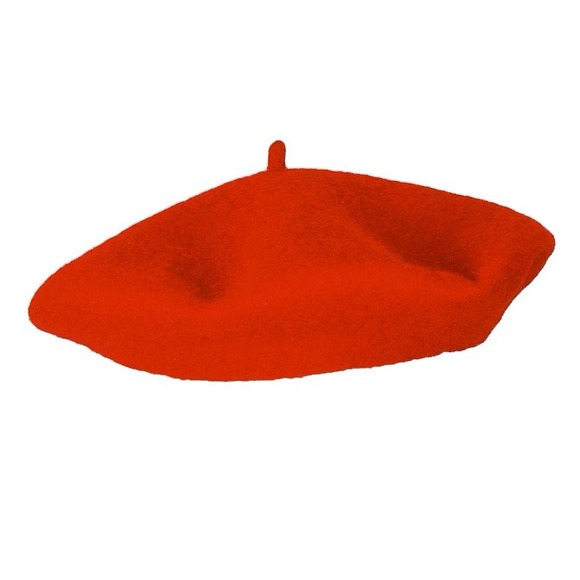 HOST PICK✨ 7/6 Cerise Rouge beret - Picture 2 of 3