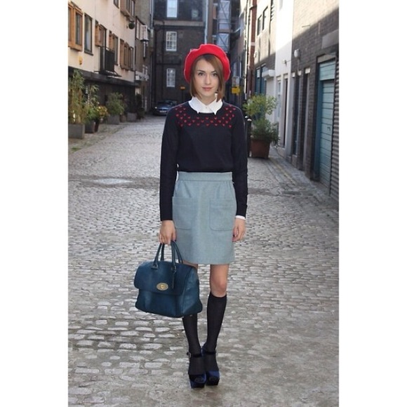 HOST PICK✨ 7/6 Cerise Rouge beret - Picture 3 of 3