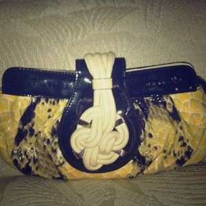 Cromia snake skin clutch!
