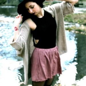 Maroon brandy Melville skirt!