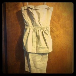 Khaki BCBG dress