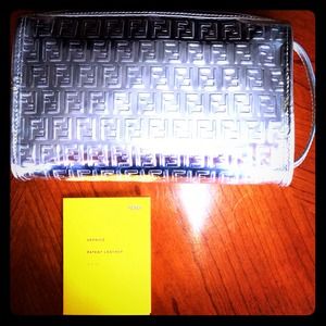 Fendi Metallic Evening Clutch