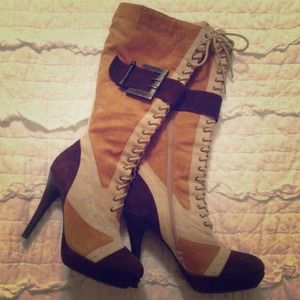 Two Lips Suede Boots. Host Pick 11/16/13!!! 💕