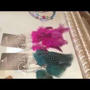 2for$10 Feather earrings