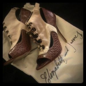 Elizabeth and James cut out boots