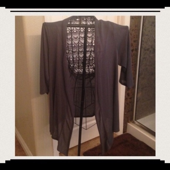 🌞⚡️ 💲💟 💲💟SALE⤵️ grey cardigan 2X