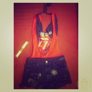 American Apparel suspender swimsuit 🔥