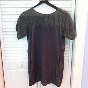 Grey dress with pockets