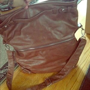 Cognac messenger Tote