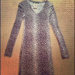 Beautiful BCBG MaxAzria Leopard print dress.