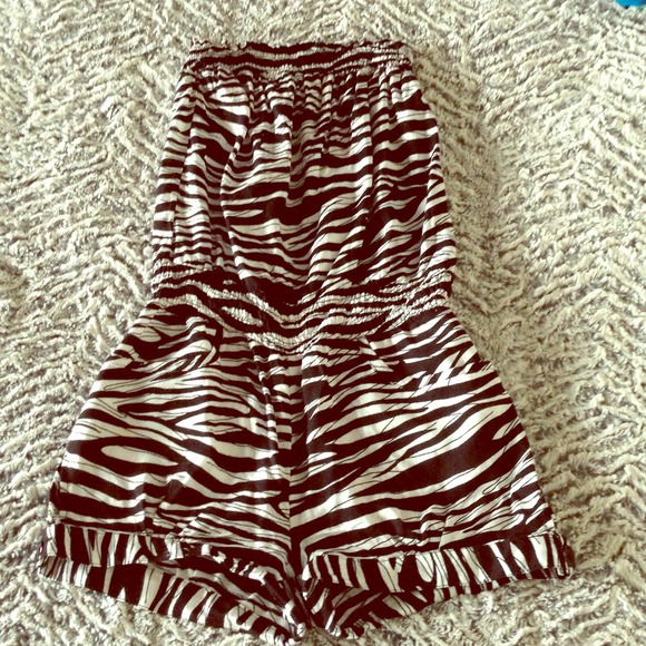 Zebra Romper