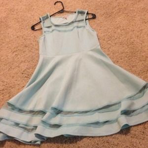 Final Stretch Mint Blue Dress