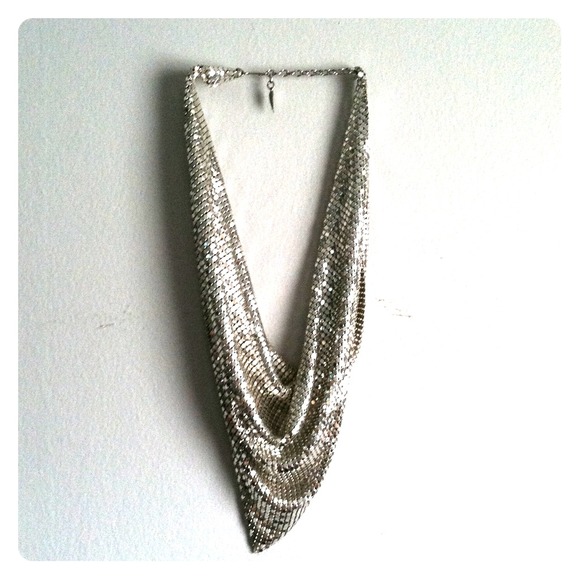 Whiting & Davis, perfect mesh silver necklace 💜