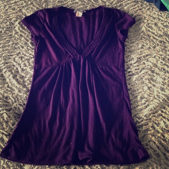 Braided Purple Delia's Top