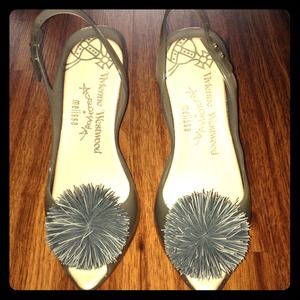 Vivienne Westwood & Melissa Pom Pom Slingbacks