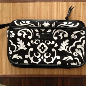 Black and White Thirty One Makeup Bag