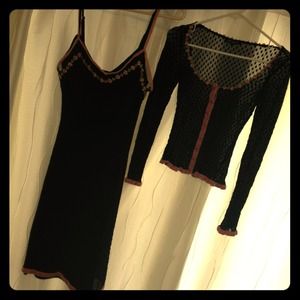 Betsy Johnson dress and matching top