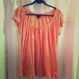 Coral pink top