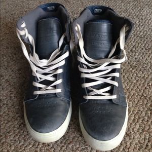 Supras sneakers black/dark grey tennis shoes