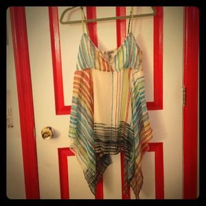 American rag long chiffon top SOLD