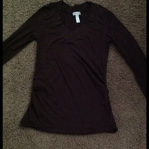 **SOLD** Brown long sleeve maternity top