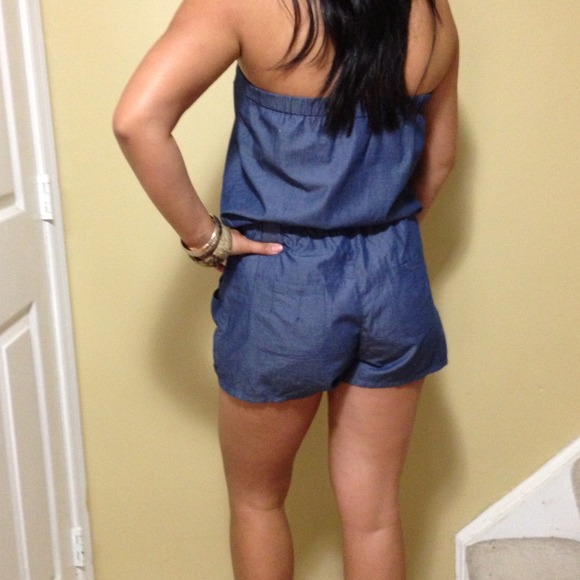 Denim romper - Picture 2 of 5