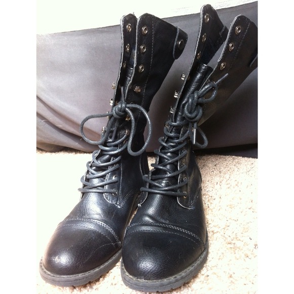 Black Combat Boots!