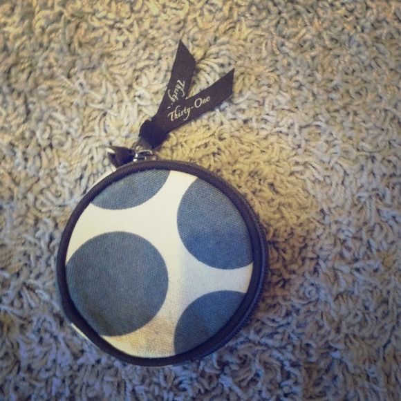 Brown thirty-one coin purse