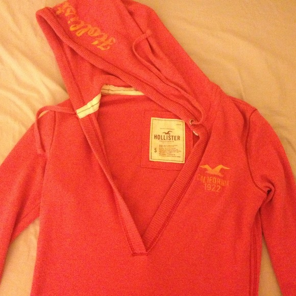 Pink Hollister Hooded Sweater-Minidress, S. - Picture 1 of 4