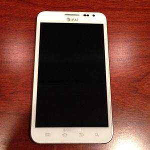 AT&T Samsung Galaxy Note (White) with pen.