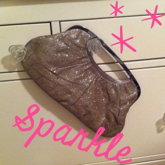 Express Handbags - Express Sparkle Clutch Handbag