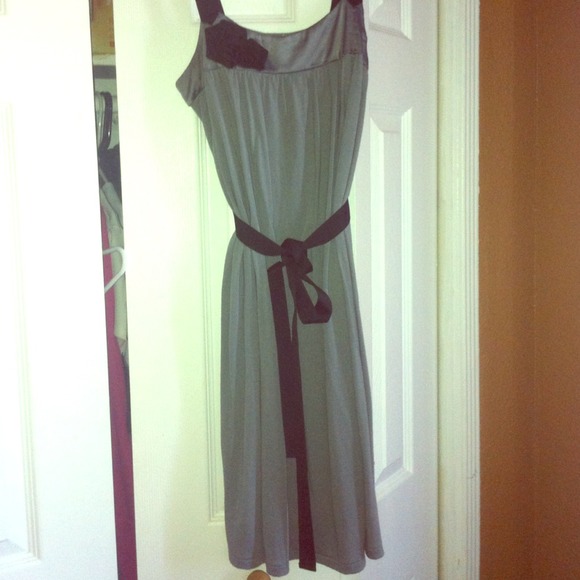 grey and black dress size xs cotton