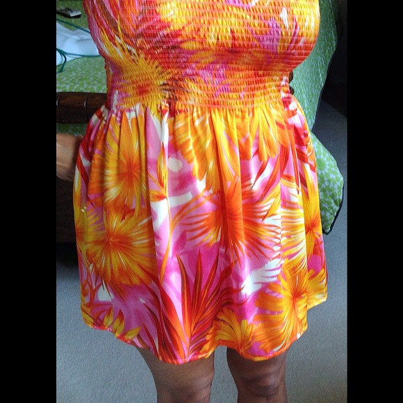 Cache Tropical Print Top/Dress - Picture 2 of 4