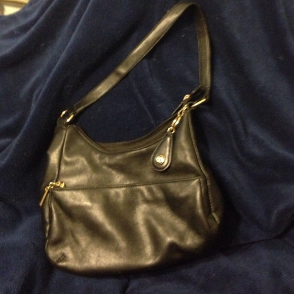 A black purse