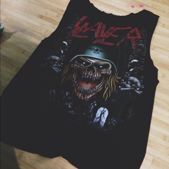 ✨SOLD✨Slayer Muscle Tee