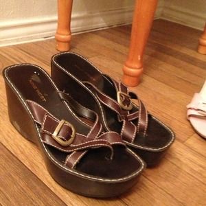 Brown sandals