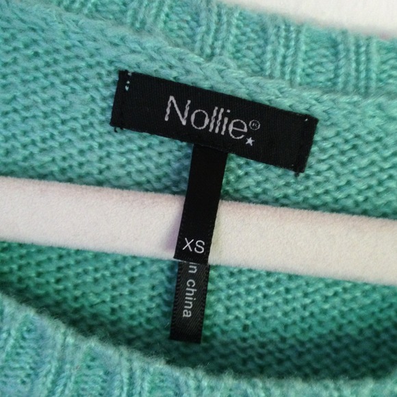 Oversized Mint Sweater - Picture 2 of 4