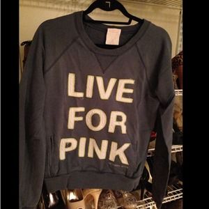 "LIVE FOR PINK" SWEATER