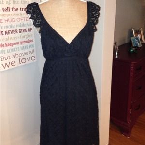 Adorable Black Lace Day Dress