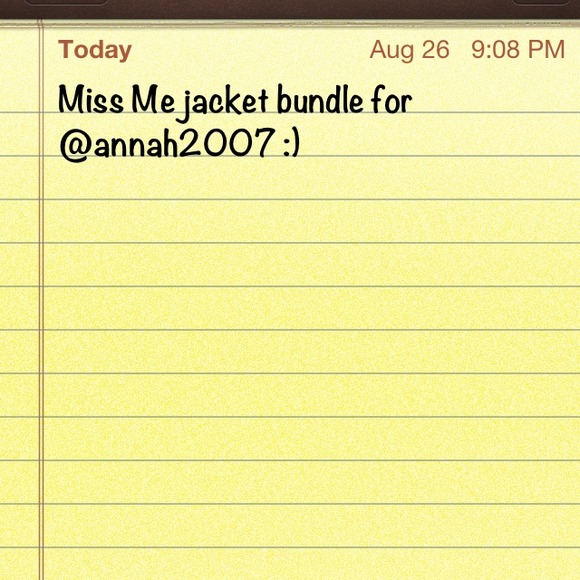 Miss Me jackets