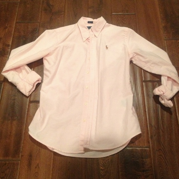 Pink polo shirt