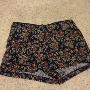 F21 Floral Print Shorts