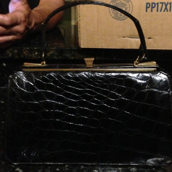 Sterling alligator bag