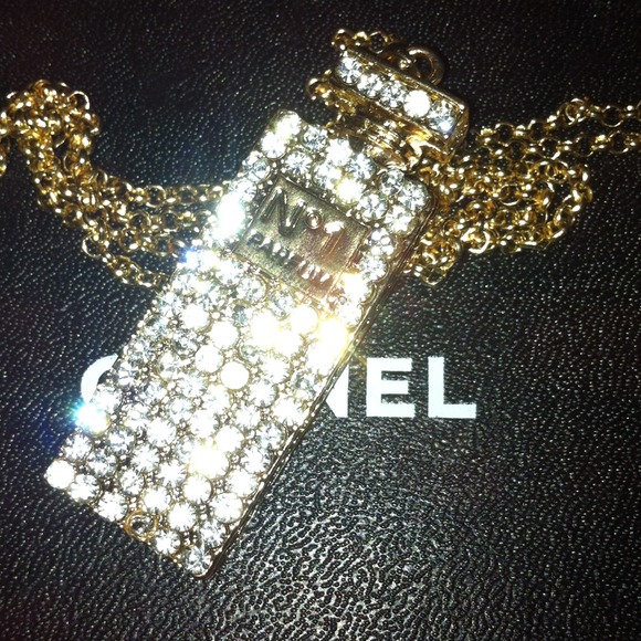 No. 1 Perfume Bottle Necklace
