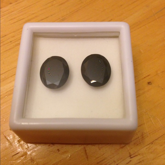 Thai Black Spinel- MATCHED PAIR 10ct