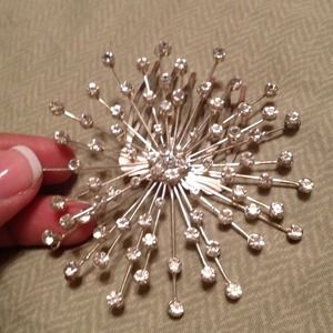Rhinestone hair piece
