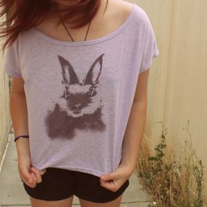 American Eagle bunny shirt.