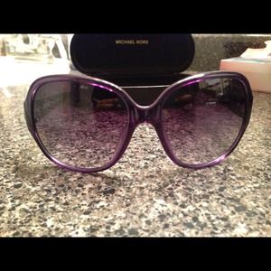 Michael Kors purple sunglasses